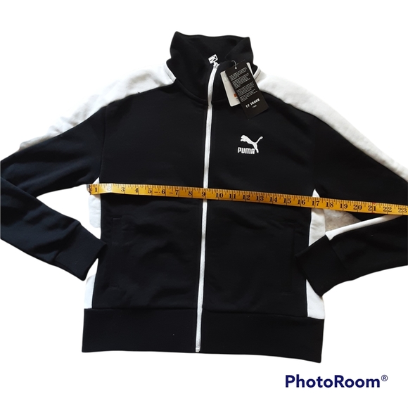 PUMA Classics Women's T7 Track Jacket in Black NWT - Picture 6 of 10